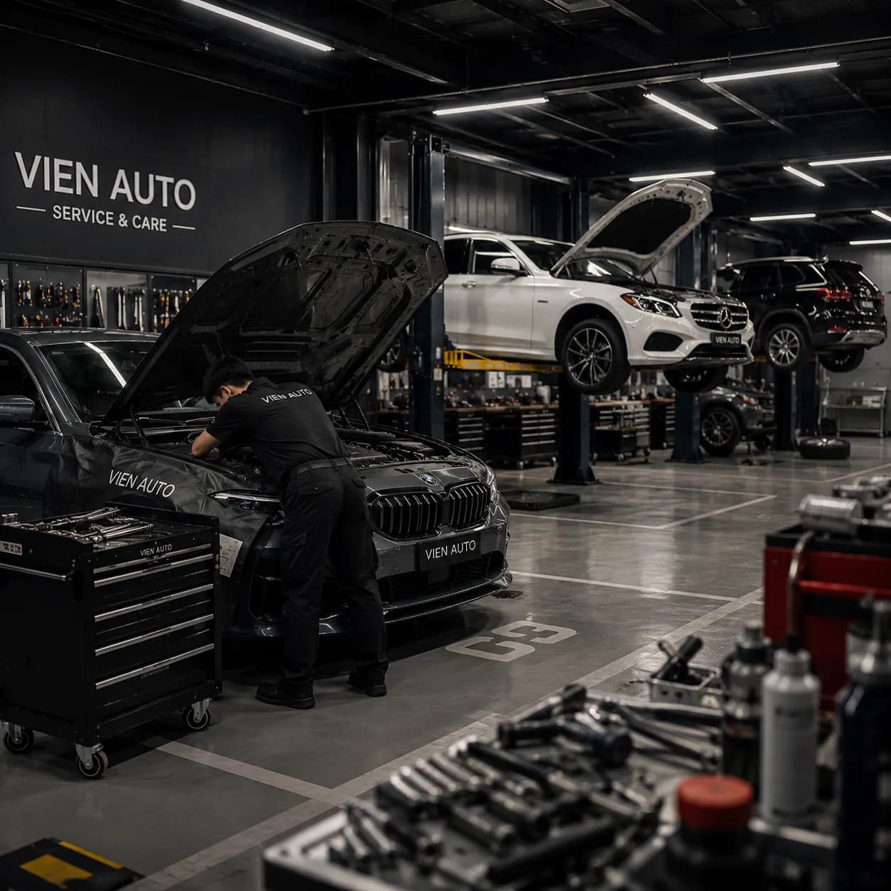 Xưởng dịch vụ VIEN AUTO 3